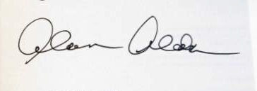 Alan Alda signature