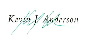 Kevin J. Anderson signature