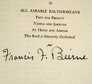 Francis F. Beirne signature