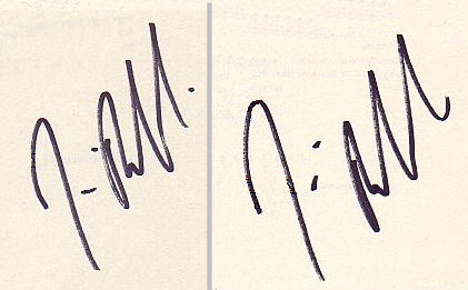 Jim Belushi signature