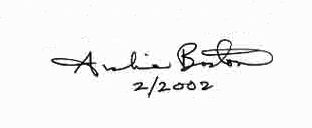 Archie Boston signature