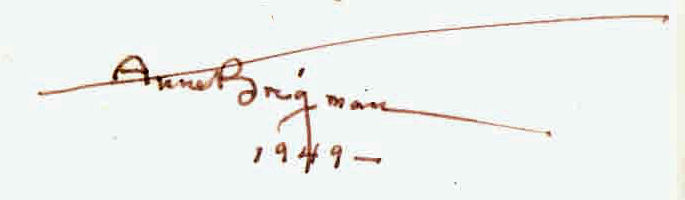Anne Brigman signature
