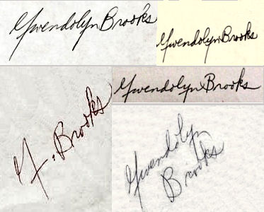 Gwendolyn Brooks signature