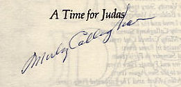 Morley Callaghan signature