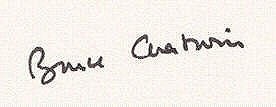 Bruce Chatwin signature
