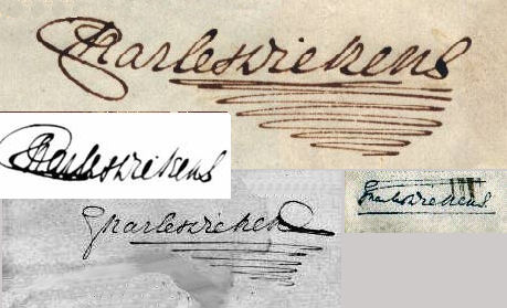 Charles  Dickens signature