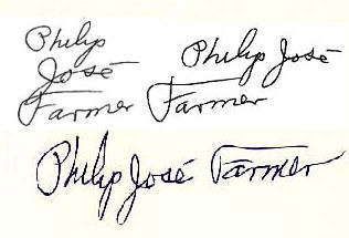 Philip Jose  Farmer signature