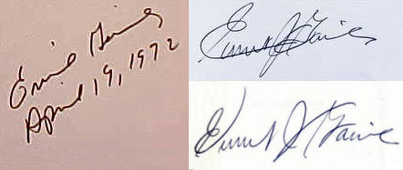 Ernest J.  Gaines signature