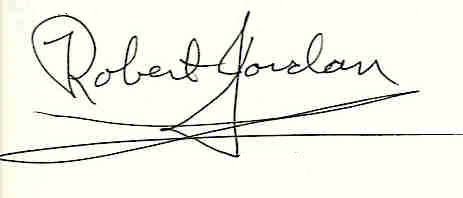 Robert  Jordan signature