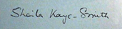 Sheila  Kaye-Smith signature