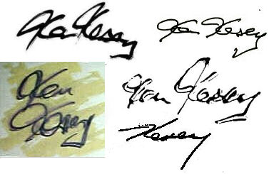Ken  Kesey signature