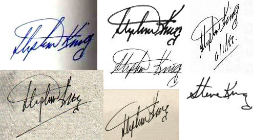 Stephen  King signature