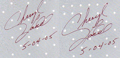 Cheryl  Ladd signature