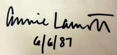 Anne  Lamott signature