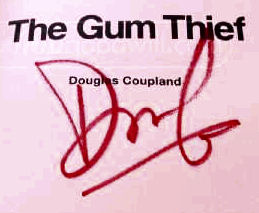 Douglas Coupland signature