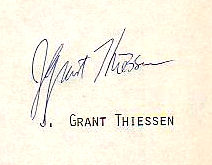 J. Grant  Thiessen signature